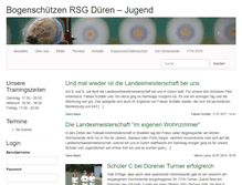 Tablet Screenshot of jugend.rsg-dueren.de